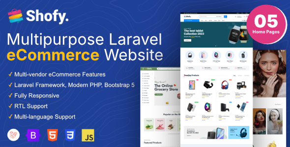 Shofy - eCommerce &amp; Multivendor Marketplace Laravel Platform